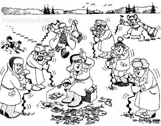 карикатури риболовля =)